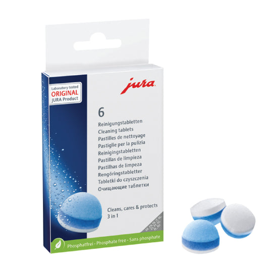 Jura 3-Phase Cleaning Tablets (6-Pack)